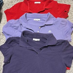 Aeropostale Kids Polo Trio - Red, Lavender, Purple